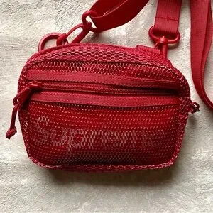 バッグ Supreme Leather Shoulder Bag (red) Supreme Bag Red | eBay